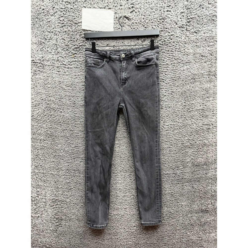 Acne Studios Bla Konst Slim Fit Skinny Denim Jeans Dark Grey Womens Size 28